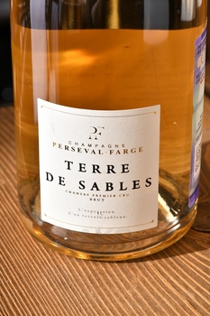 Champagne Perseval-Farge Terre de Sables - шампанское Шампань Персеваль-Фарж Тер де Сабль 2016 год 0.75 л белое брют