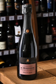 Champagne M. Hostomme Rose de Saignee - шампанское Шампань М. Остом Розе де Сене 0.75 л розовое экстра брют