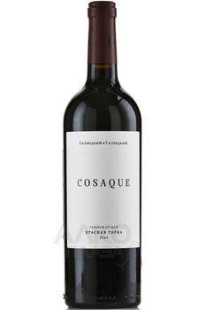 Вино Cosaque (Казак) Красная Горка Галицкий и Галицкий 0.75 л красное сухое