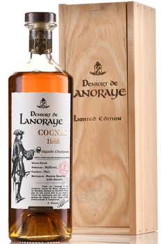 Deniort de Lanoraye Grande Champagne 1988 - коньяк Деньор де Ланорэ Гранд Шампань 1988 год 0.7 л в д/у