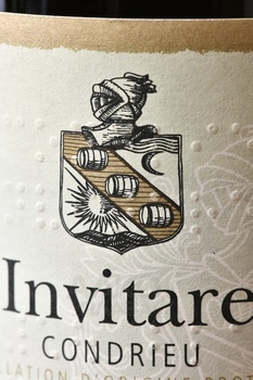 M.Chapoutier Condrieu Invitare AOC - вино М.Шапутье Кондриё Инвитаре 0.75 л белое сухое