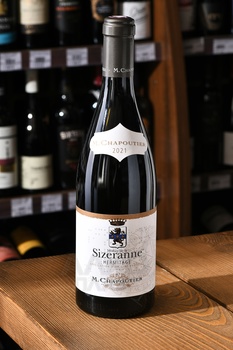 M.Chapoutier Hermitage Monier de La Sizeranne AOC - вино М.Шапутье Эрмитаж Монье де Ла Сизран 0.75 л красное сухое