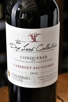 The Dry Land Collection Conqueror Cabernet Sauvignon - вино Драй Лэнд Коллекшн Конкэрор Каберне Совиньон 0.75 л красное сухое