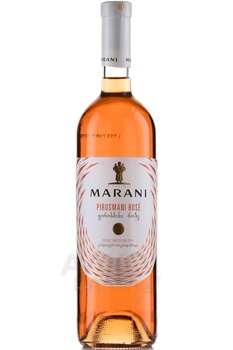 Marani Pirosmani Rose - вино Марани Пиросмани Розе 0.75 л розовое полусухое
