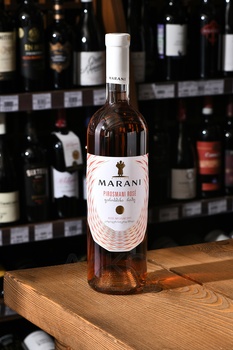 Marani Pirosmani Rose - вино Марани Пиросмани Розе 0.75 л розовое полусухое