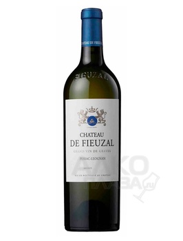Chateau de Fieuzal Pessac-Leognan AOC - вино Шато де Фьёзаль Пессак-Леоньян 2018 год 0.75 л белое сухое