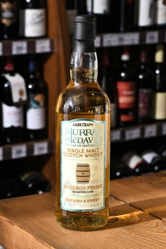 Murray McDavid Cask Craft Bourbon Finish - виски Мюррей МакДэвид Каск Крафт Бурбон Финиш 0.7 л