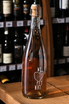 We Pet Nat Rose Brut - вино игристое Уи Пет Нат Розе Брют 0.75 л розовое экстра брют