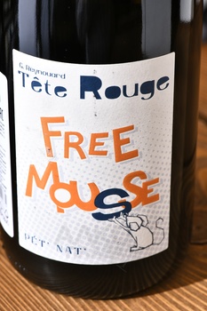 Tete Rouge Free Mousse Pet Nat - вино игристое Тет Руж Фри Мус Пет Нат 0.75 л белое экстра брют