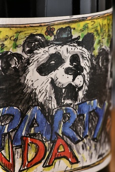 Party Panda - вино игристое Пати Панда 2021 год 0.75 л белое экстра брют