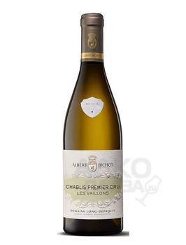 Albert Bichot Domaine Long-Depaquit Chablis Premier Cru Les Vaillons AOC - вино Альберт Бишо Домэн Лон-Депаки Шабли Премье Крю Ле Вайон 0.75 л белое сухое