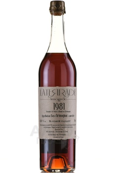Laterrade Bas Armagnac Brut de Fut 1981 - арманьяк Латеррад Ба-Арманьяк Брют де Фут 1981 год 0.7 л