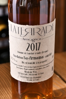 Laterrade Bas Armagnac Brut de Fut 2017 - арманьяк Латеррад Ба-Арманьяк Брют де Фут 2017 год 0.7 л