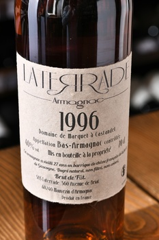 Laterrade Bas Armagnac Brut de Fut 1996 - арманьяк Латеррад Ба-Арманьяк Брют де Фут 1996 год 0.7 л