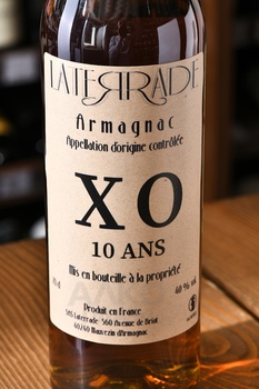 Laterrade XO 10 ans - арманьяк Латеррад ХО 10 лет 0.7 л