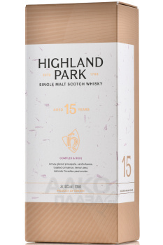 Highland Park 15 years - виски Хайленд Парк 15 лет 0.7 л