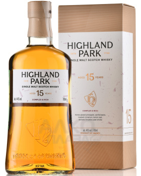 Highland Park 15 years - виски Хайленд Парк 15 лет 0.7 л
