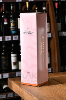Henriot Brut Rose gift box - шампанское Энрио Брют Розе 0.75 л в п/у