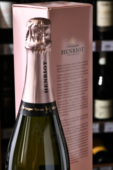 Henriot Brut Rose gift box - шампанское Энрио Брют Розе 0.75 л в п/у