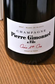 Pierre Gimonnet & Fils Cuve Cuis Premier Cru Brut - шампанское Пьер Жимоне э Фис Кюи Премье Крю Брют 0.75 л белое брют в п/у