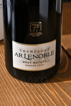 Champagne AR Lenoble Brut Nature - шампанское Шампань АР Ленобль Брют Натюр 0.75 л в п/у белое экстра брют