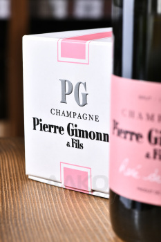 Pierre Gimonnet & Fils Rose de Blancs Premier Cru - шампанское Пьер Жимоне э Фис Розе де Блан Премье Крю Брют 0.75 л брют розовое в п/у