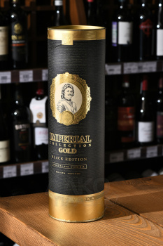 Imperial Collection Gold Black Edition - водка Империал Коллекшн Голд Блэк Эдишн 1 л в тубе