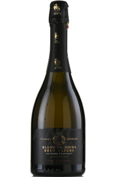 Вино игристое ТЗ Усадьба Перовских Блан де Нуар Брют Натюр 0.75 л белое брют натюр