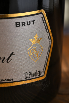 De Vilmont Cuvee Prestige Brut Millesime - шампанское Де Вильмонт Кюве Престиж Брют Миллезим 2014 год 0.75 л белое брют в п/у