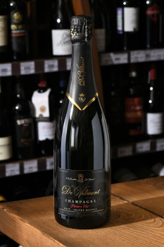 De Vilmont Brut Grande Reserve Premier Cru - шампанское Де Вильмонт Брют Гранд Резерв Премьер Крю 2018 год 0.75 л белое брют в п/у