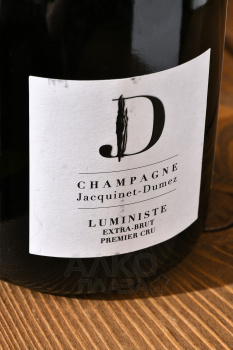 Champagne Jacquinet-Dumez Luministe Premier Cru - шампанское Жакине-Дюме Люминист Премье Крю 2018 год 0.75 л белое экстра брют