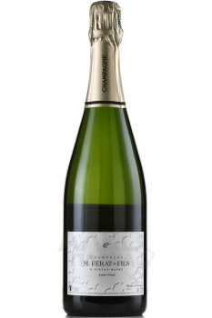 Champagne M. Ferat & Fils Jacky Ferat Brut Blanc de Blancs Premier Cru - шампанское М.Фера э Фис Жаки Фера Блан де Блан Брют Премьер Крю 0.75 л белое брют