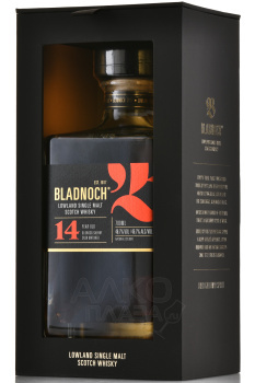Bladnoch 14 years old - виски Блэднок 14 лет 0.7 л п/у