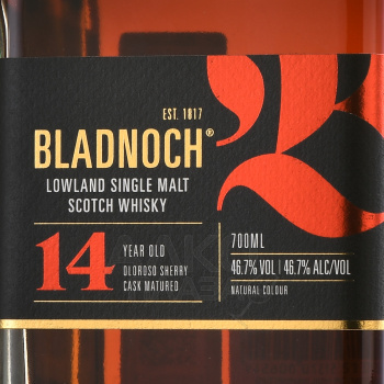 Bladnoch 14 years old - виски Блэднок 14 лет 0.7 л п/у