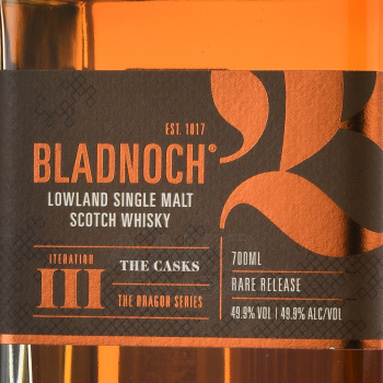 Bladnoch The Casks Iteration III The Dragon Series - виски Блэднок Зе Каскс Итерейшен 3 Серия Дрэгон 0.7 л в п/у