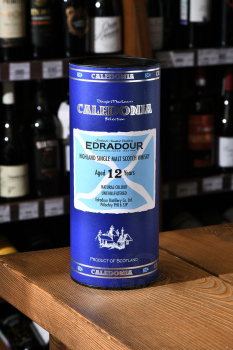 Edradour Caledonia 12 years old in tube - виски Эдрадур Каледония 12 лет 0.7 л в тубе