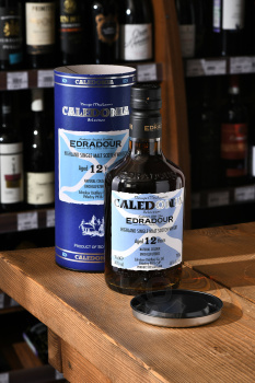 Edradour Caledonia 12 years old in tube - виски Эдрадур Каледония 12 лет 0.7 л в тубе