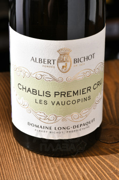 Albert Bichot Domaine Long-Depaquit Chablis Premier Cru Les Vaucopins AOC - вино Альберт Бишо Домен Лон-Депаки Шабли Премьер Крю Ле Вокопен 0.75 л белое сухое