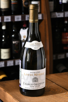 Domaine Louis Moreau Chablis Grand Cru Les Clos - вино Шабли Гран Крю Ле Кло Домен Луи Моро 0.75 л белое сухое