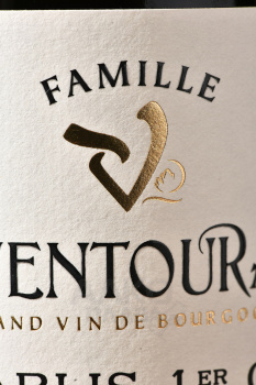 Domaine Ventoura Chablis 1-er Cru Fourchaume - вино Шабли Премье Крю Вентура Фуршом 0.75 л белое сухое