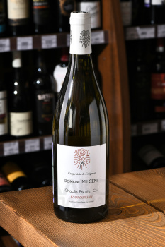 Chablis Premier Cru Fourchaume AOC Domaine Milcent - вино Шабли Премье Крю Фуршом АОС Домэн Мильсан 2022 год 0.75 л белое сухое