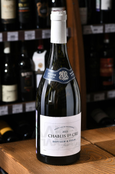 Bovier & Fils Chablis 1er Cru - вино Бовье энд Фис Шабли Премьер Крю 0.75 л белое сухое