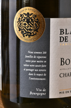 Bourgogne Chardonnay Blason de Bourgogne - вино Бургонь Шардоне Блазон де Бургонь 0.75 л белое сухое
