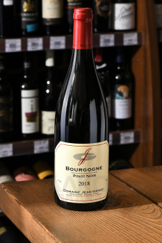 Domaine Jean Grivot Bourgogne Pinot Noir - вино Домен Жан Гриво Бургонь Пино Нуар 2018 год 0.75 л красное сухое
