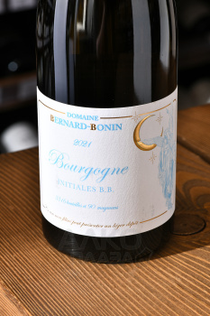 Domaine Bernard-Bonin Bourgogne Initiales B.B. - вино Бургонь Домен Бернар Бонэн Инисьяль ББ 2021 год 0.75 л белое сухое