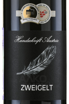 Pfaffl Handschrift Austria Zweigelt - вино Пфаффль Хандшрифт Аустрия Цвайгельт 1 л красное сухое