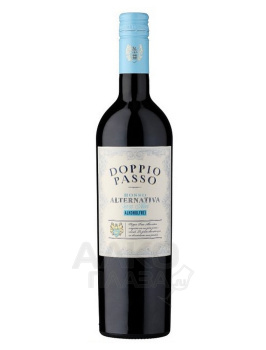 Doppio Passo Rosso Alternativa - вино безалкогольное Доппио пассо Альтернатива Россо 0.75 л красное сладкое