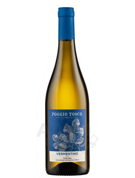 Poggio Tosco Vermentino Toscana IGT - вино Поджио Тоско Верментино 0.75 л белое сухое