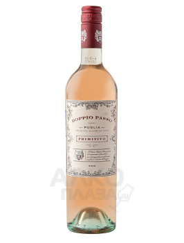 Doppio Passo Primitivo Rosato Puglia IGT - вино Доппио Пассо Примитиво Розато 0.75 л розовое полусухое