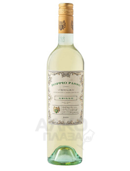 Doppio Passo Grillo Sicilia DOC - вино Доппио Пассо Грилло 0.75 л белое полусухое